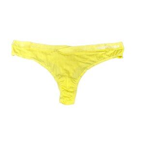 Aeropostale Women's Size Medium Panty Thong Seamless Yellow New Without Tags